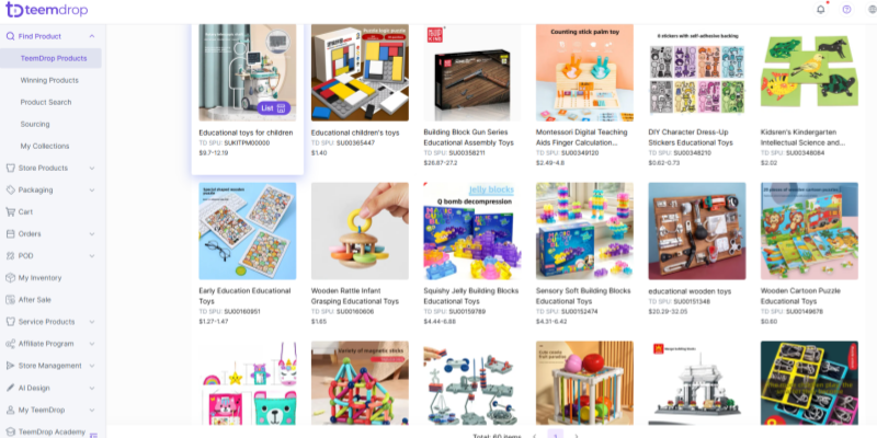 Best toys to dropship including STEM
