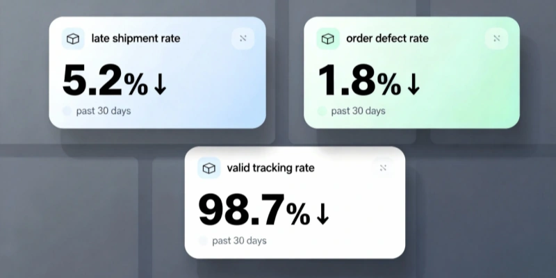 Amazon dropshipping account health metrics