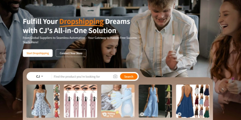 CJ dropshipping all-in-one solution fulfill dropshipping