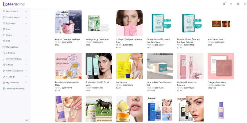 TeemDrop acne treatment and special care products