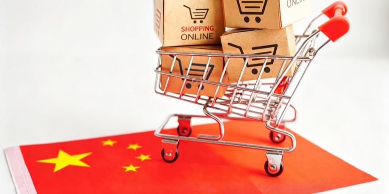 China dropshipping e-commerce shopping cart
