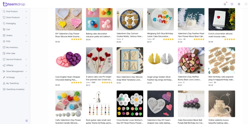 TeemDrop valentine baking kit