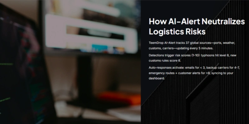 TeamDrop AI-alert neutralizing logistics risks