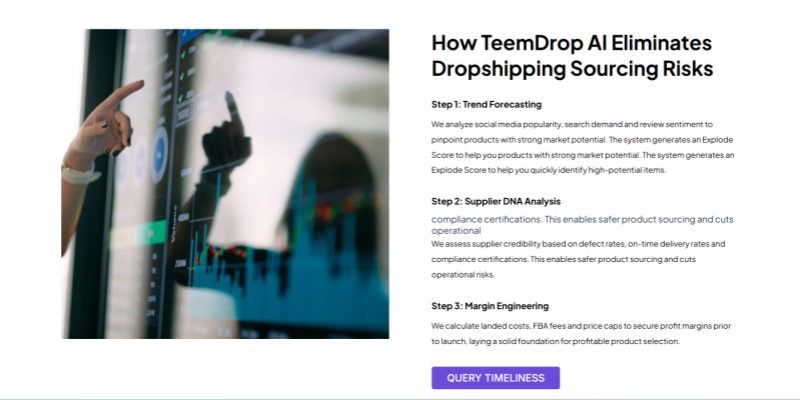 AI-powered dropshipping sourcing analysis with data-driven trend forecasting and supplier evaluation