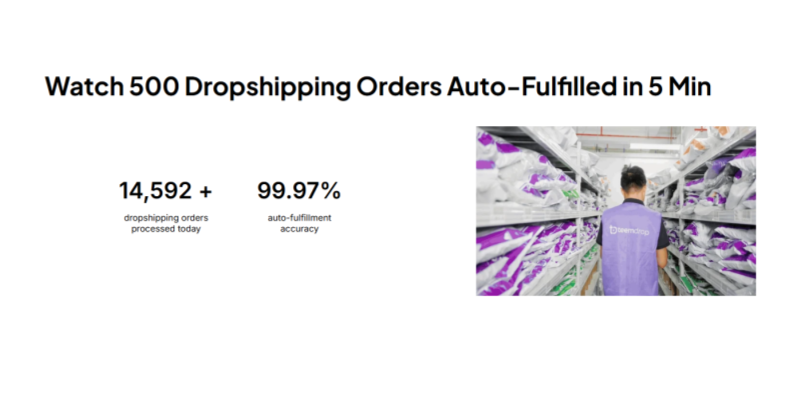 TeemDrop automated ecommerce fulfillment and global shipping