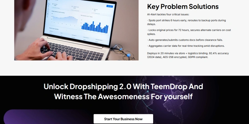 TeemDrop dropshipping AI-alert key problem and solutions