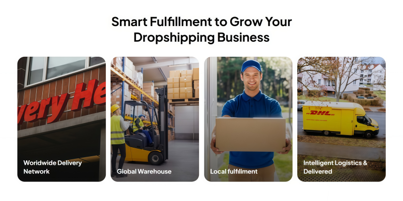 TeemDrop smart fulfillment dropshipping business warehouse logistics delivery network