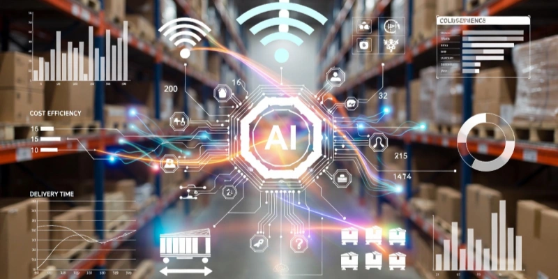 AI powered warehouse management system