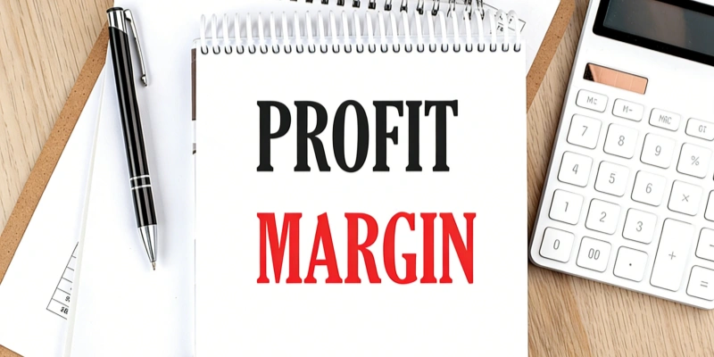 Profit margin notepad calculator
