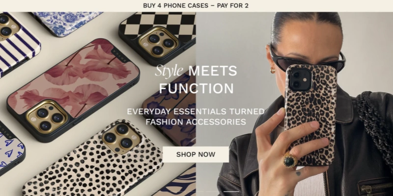 Burga trendy phone cases fashion accessories collection