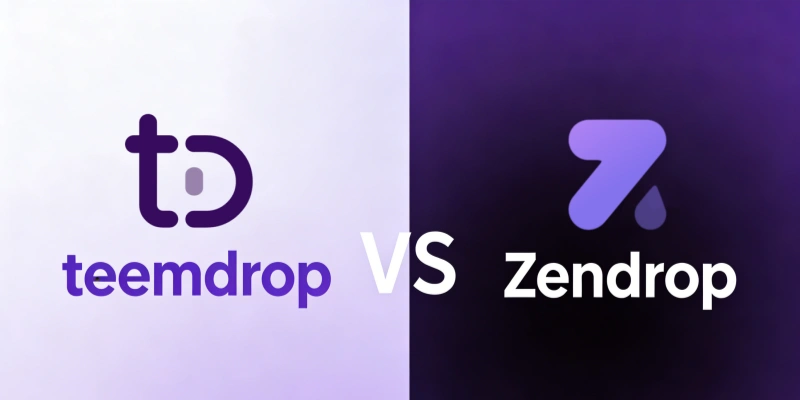 Teemdrop vs zendrop dropshipping comparison