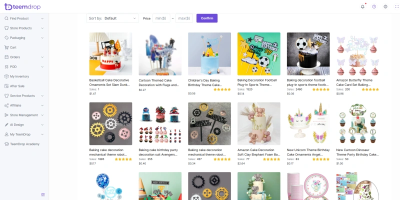 High profit baking tool bundles