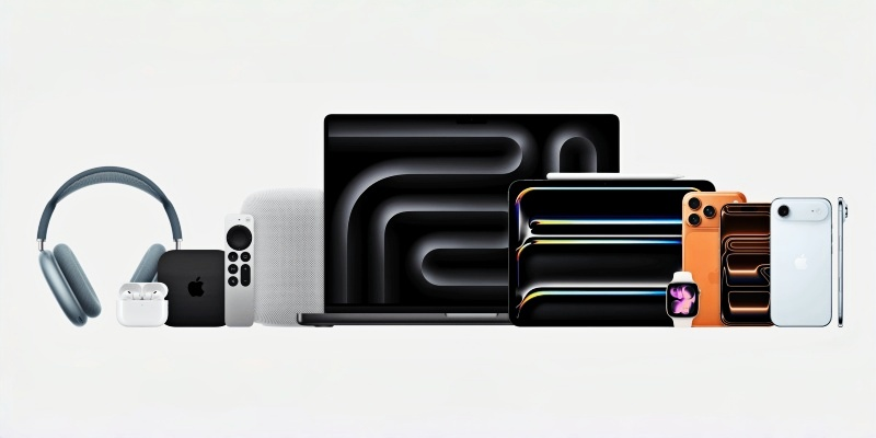 Apple ecosystem showing complementary products that form a successful product line