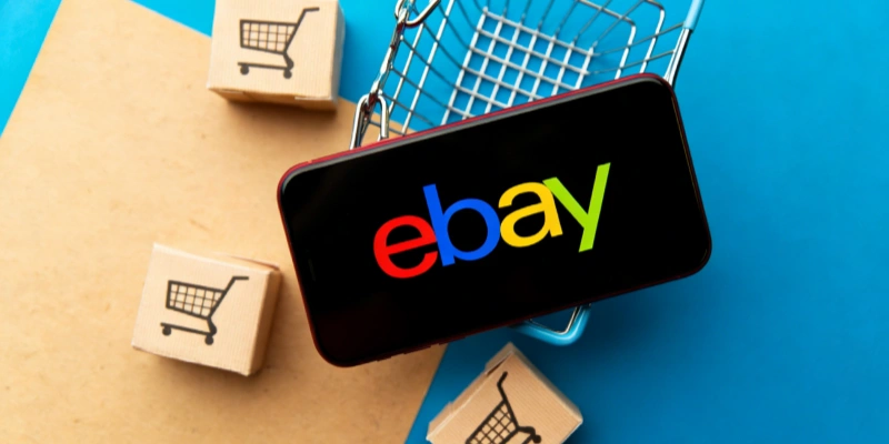eBay dropshipping ecommerce mobile shopping cart wooden blocks