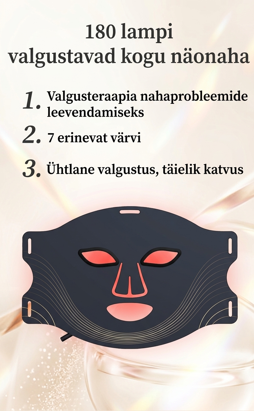 180 lampi - LED valgusmask